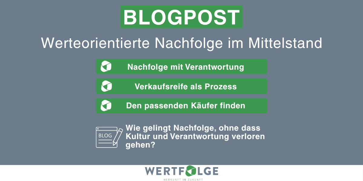 Werteorientierte Nachfolge im Mittelstand